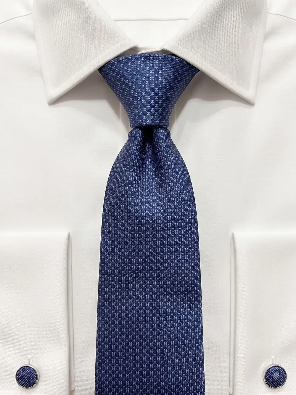 Hermès Paris Slate Blue Geometric